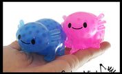 Axolotl Water Bead Filled Squeeze Stress Ball - Sensory Toy