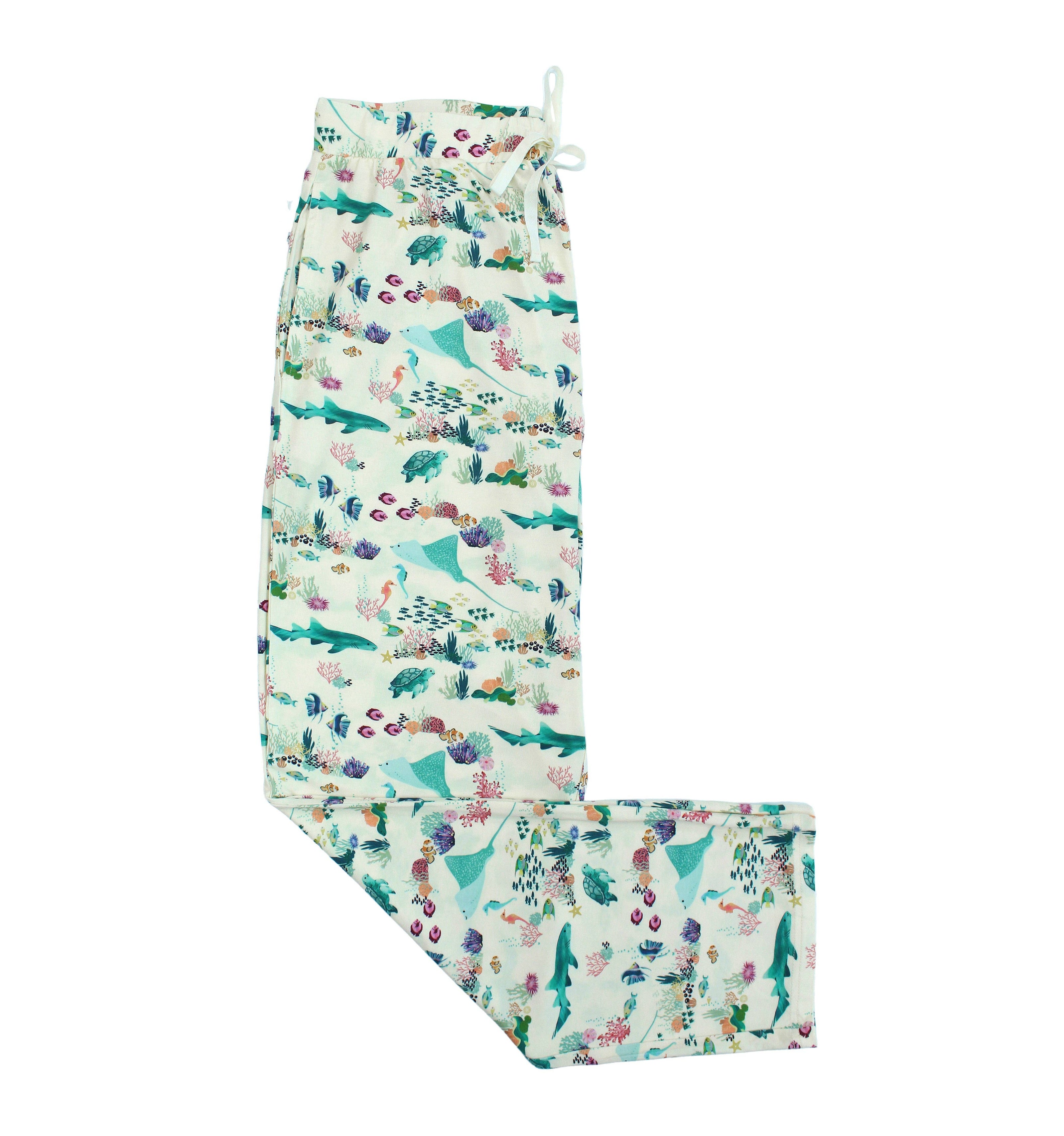 Coral Reef Bamboo Relaxed Lounge Pajama Pants