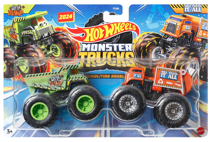 Die-Cast Hot Wheels Demolition Doubles 2 pack