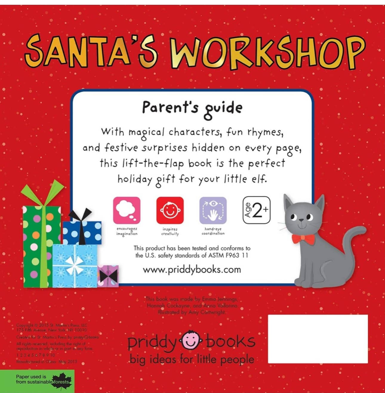Lift-the-Flap Tab: Santa's Workshop Book