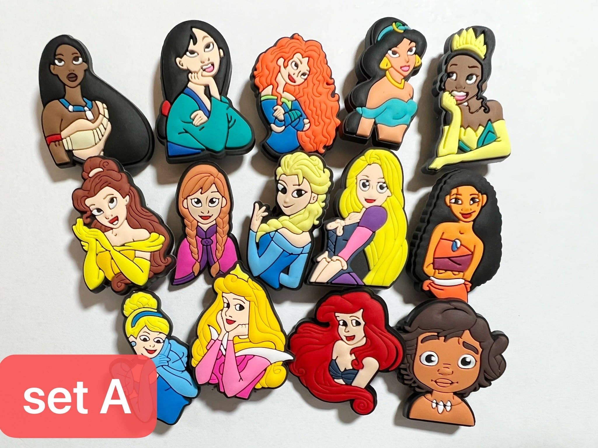 DELETE DUPLICATE Princesses and Brave Girls shoe charms: #A13 Ariel