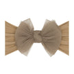 Baby Bling® Tulle FAB® soft nylon headband with tulle bow