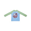 Kids UPF50+ Graphic Rash Guard Swim Top for Boys
