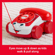 Fisher-Price Red Chatter Telephone Baby & Toddler Pull Toy