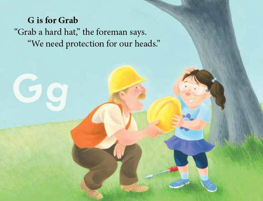 D is for Dump Truck Toddler Board Book