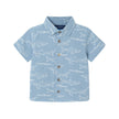 Infant Shark Print Buttondown Set | Blue