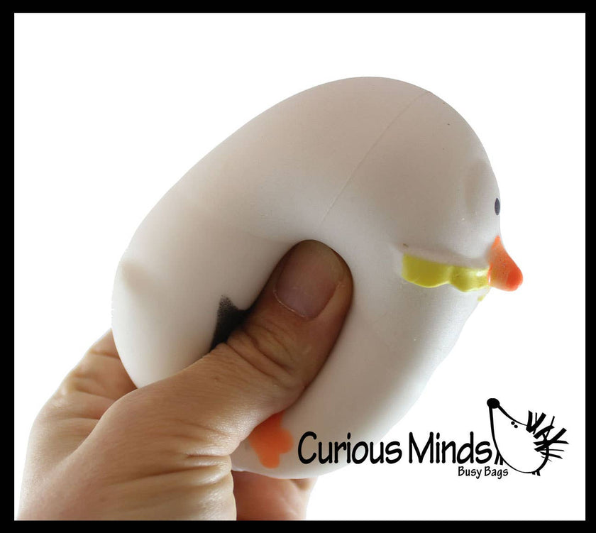 Seagull Squishy Squeeze Stress Ball Soft Doh Filling Toy