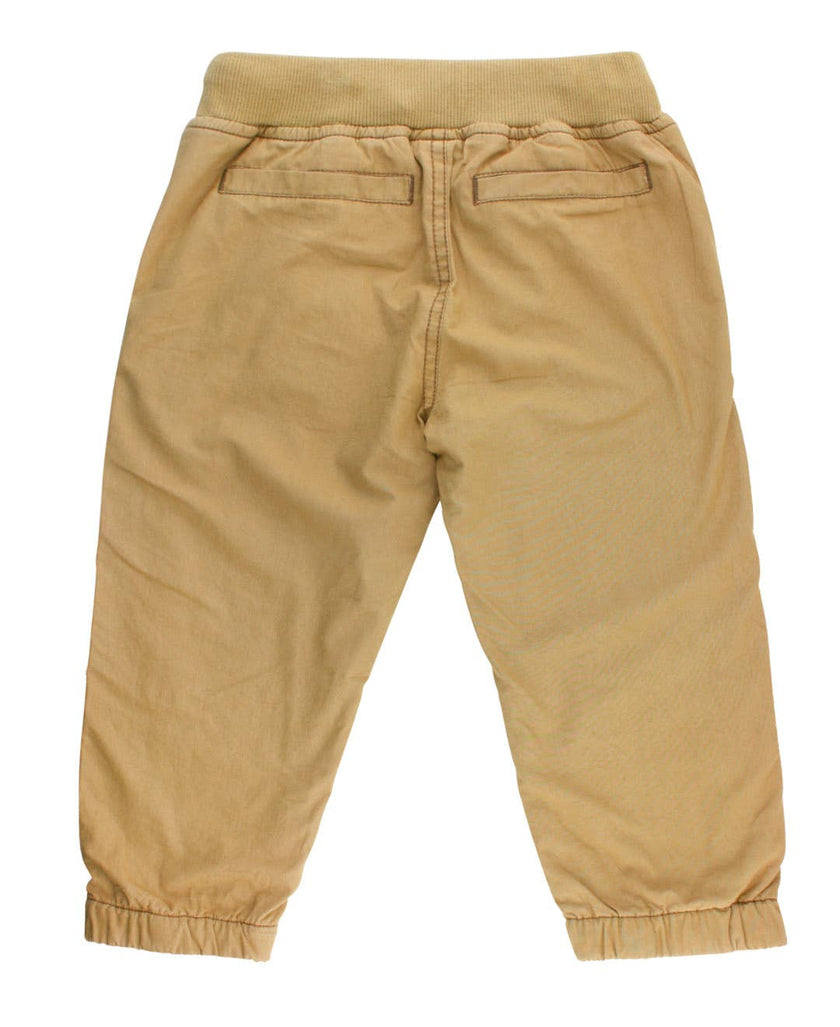 Boys Dark Khaki Jogger Pants