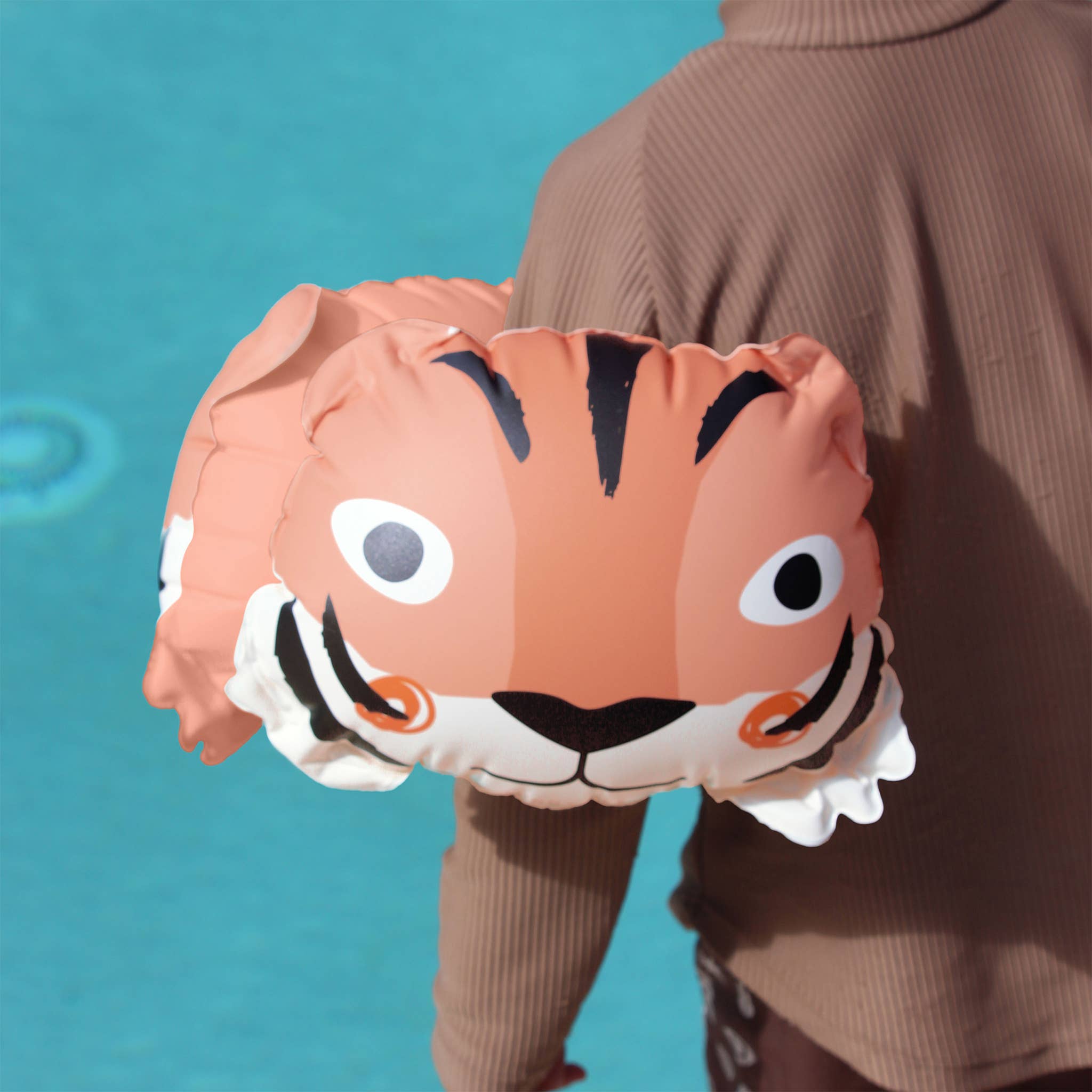 Inflatable Arm Band Floaties Tino the Tiger Clay