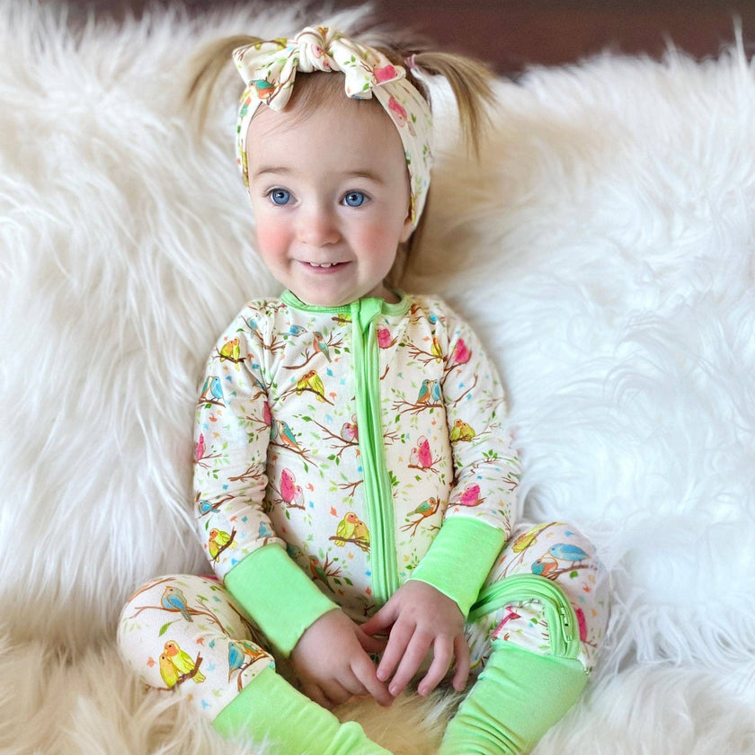 Love Birdees Bamboo Convertible Footie (NB-24m)
