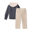 Hooded Button Down Shirt Set