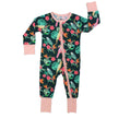 Isla Botánica Tropical Birds Bamboo Convertible Footie Romper