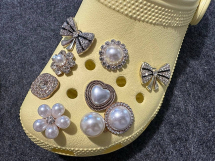 Fancy Metal Gem Shoe Charm