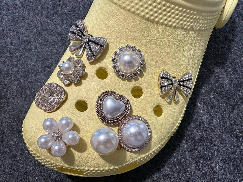 Fancy Metal Gem Shoe Charm