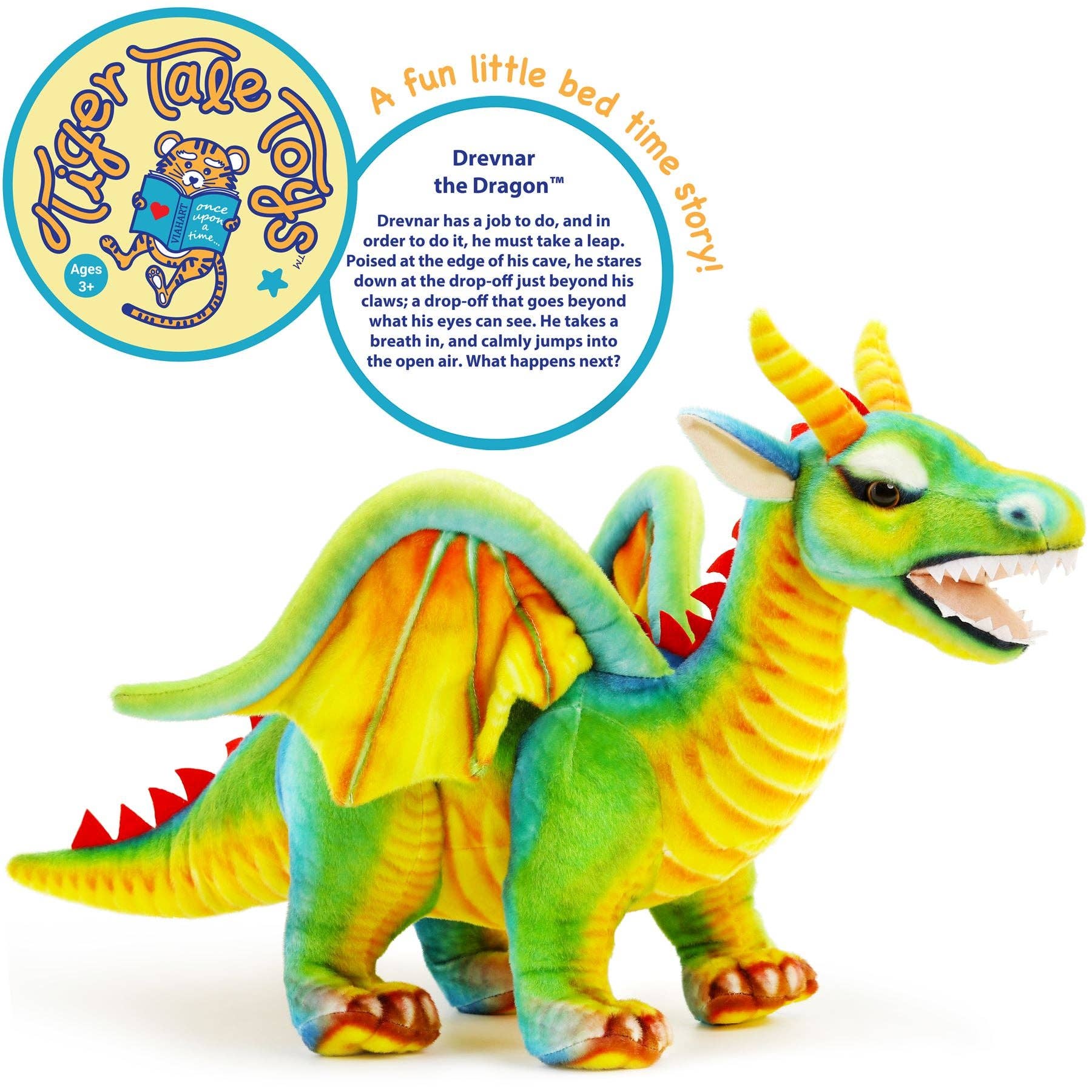 Drevnar The Dragon | 29 Inch Stuffed Animal Plush