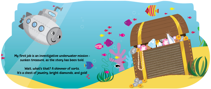 Deep-Sea Diving Submarine Board Book