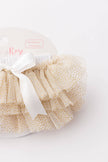 White & Gold Glitter Ruffle Tutu Bloomer