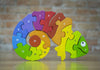 Counting Chameleon Puzzle Toy - Bilingual!