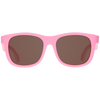 Candy Pink Navigator Sunglasses with Amber Lenses