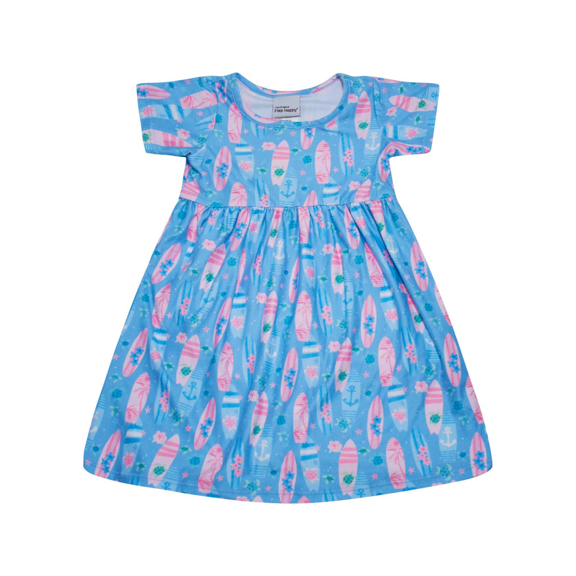Kids UPF50+ Laya Short Sleeve Tee Dress for Girls