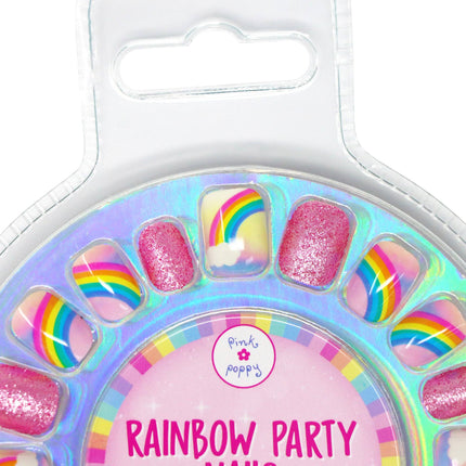 Rainbow Party Press On Nails