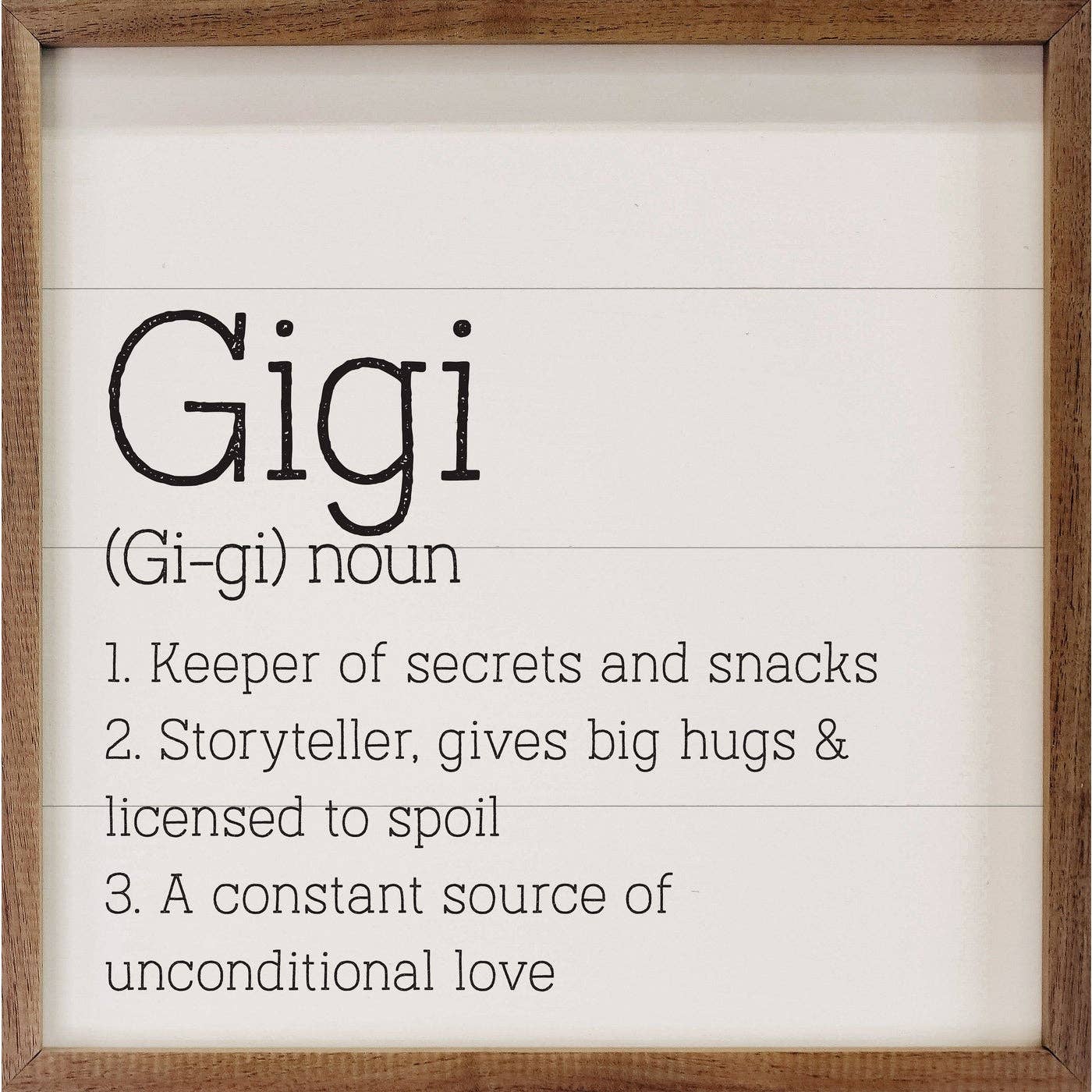 Gigi Definition Sign