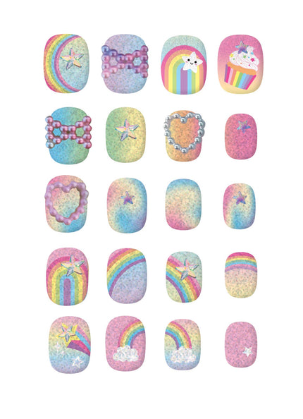 Rainbow Nails,Rainbow