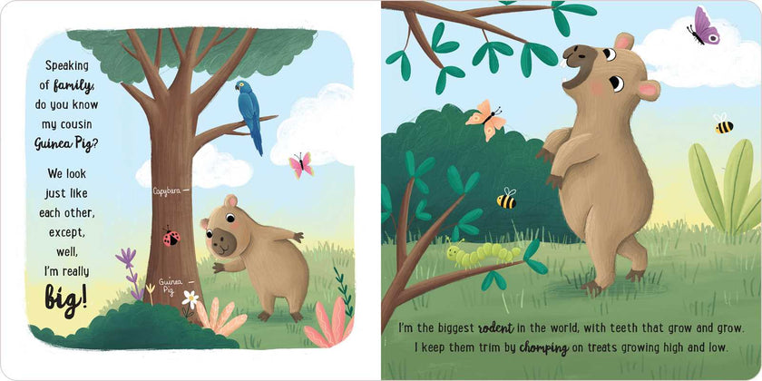 I Love Being a Capybara: Padded Board Book