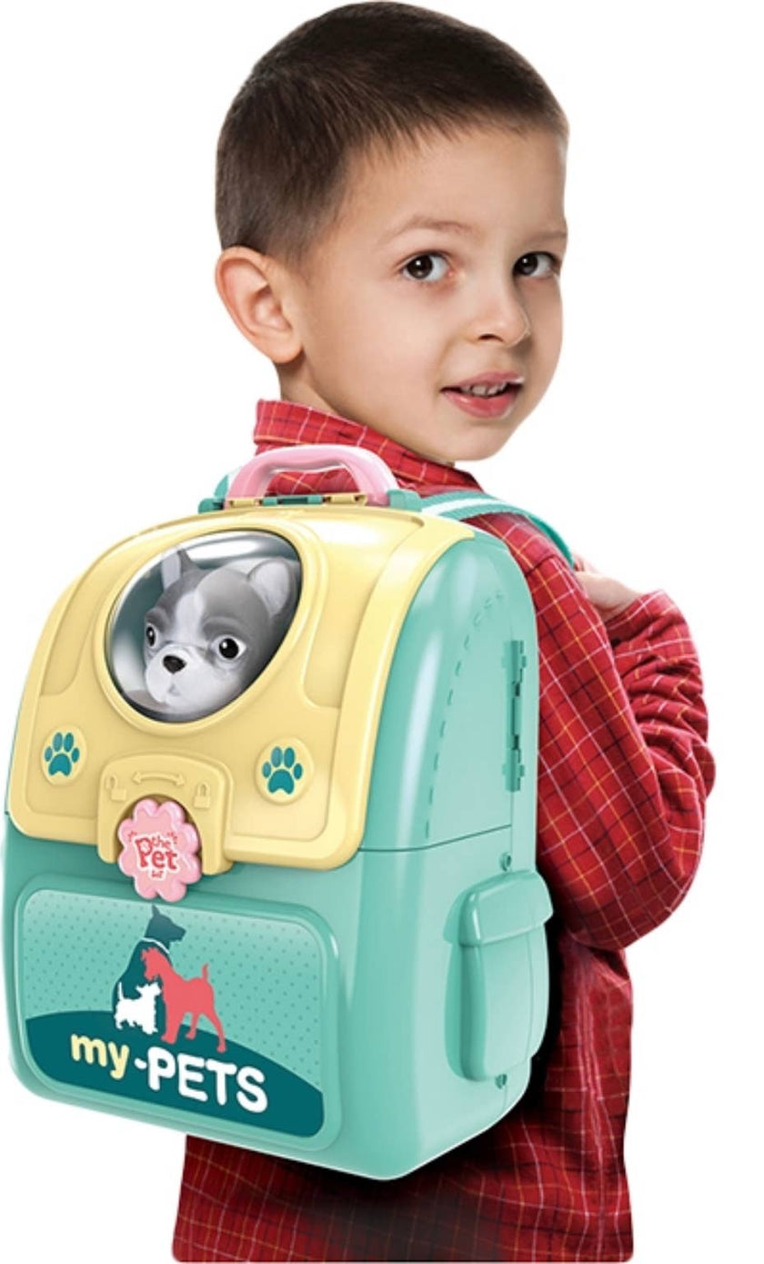 Pet Groomer in a Backpack Toy