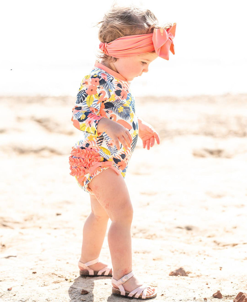 Girls' Coral Swim Bow Headband