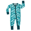 Beluga Whale Bamboo Convertible Footie Romper