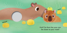 Finger Puppet Board Book- Baby Capybara