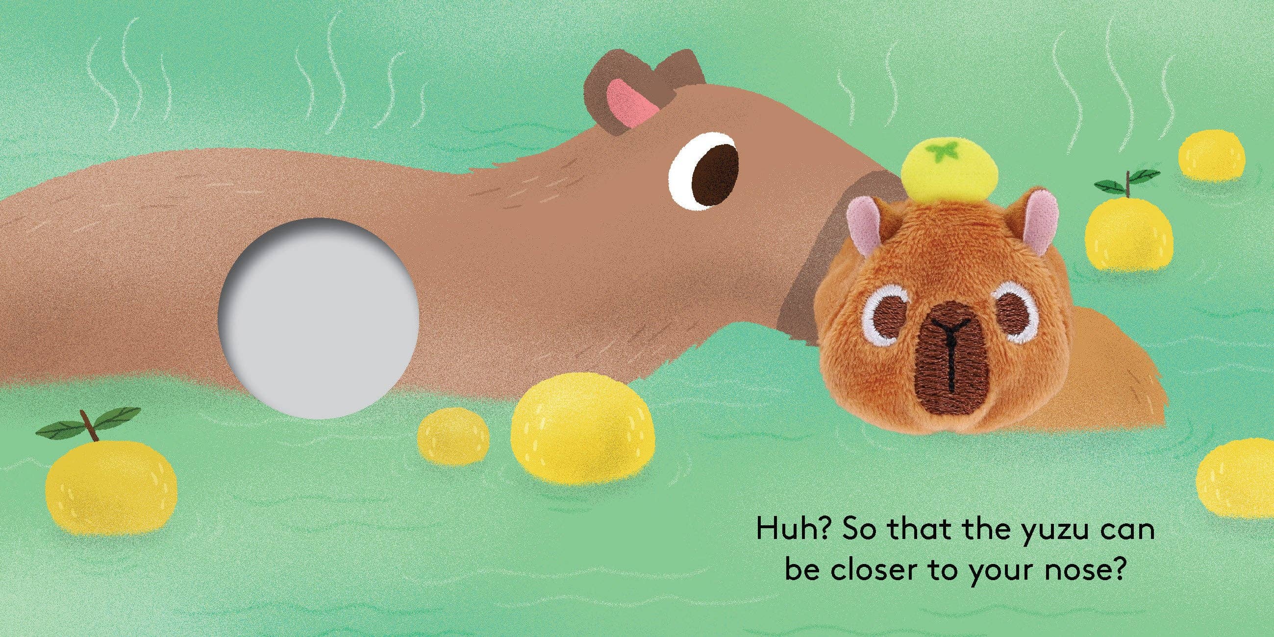 Finger Puppet Board Book- Baby Capybara