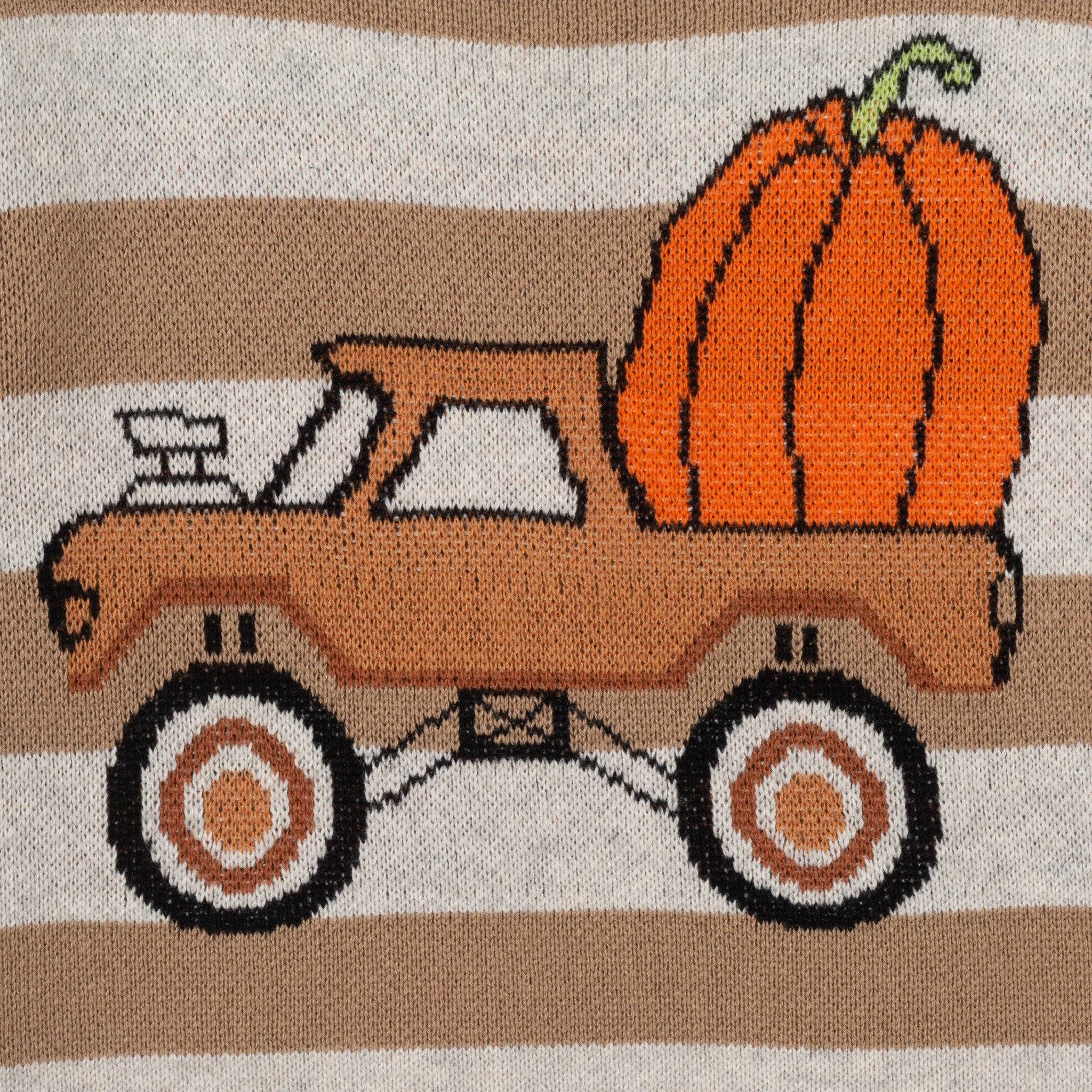 Infant Pumpkin Truck Sweater & Jogger Set | Pumpkin Truck