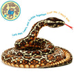 Bernard The Brown Python | 114 Inch Stuffed Animal Plush