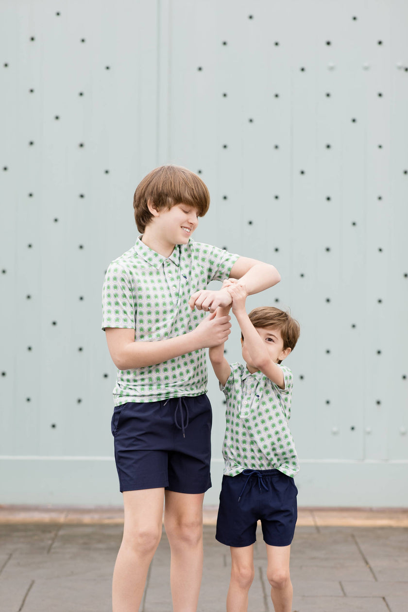 Boys Performance Polo | Palm Paradise