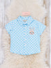 Bunny Square Play Embroidered Shirt