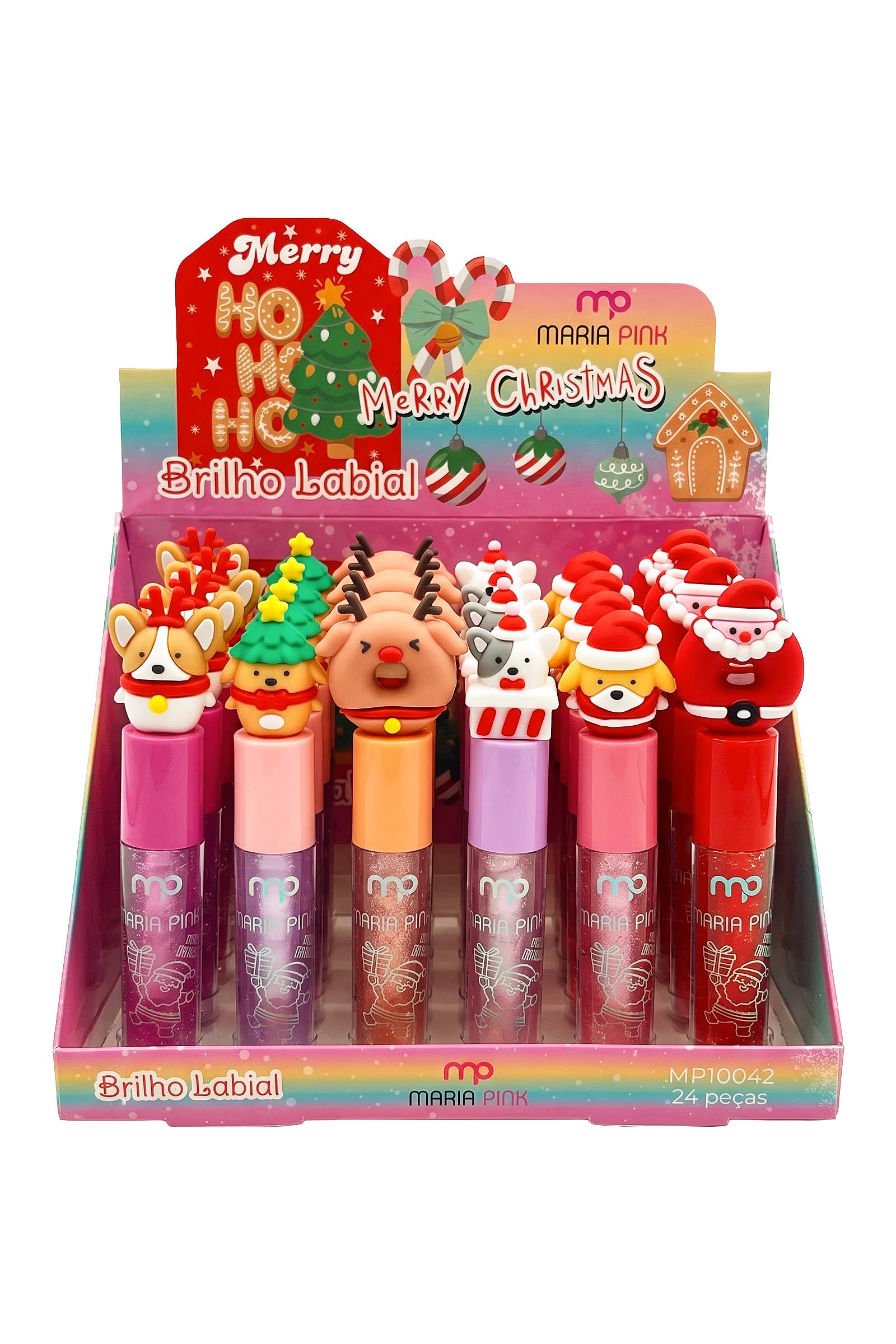 3D Cute Christmas Characters Tint Shimmer Lip Gloss