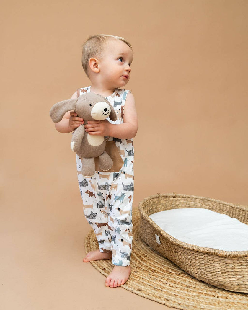 Dog Sleeveless Baby Jumpsuit (Organic Jersey)
