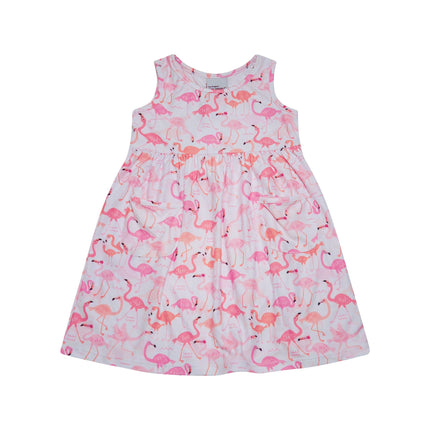 Kids UPF50+ Dahlia Sleeveless Dress w/ Pockets for Girls