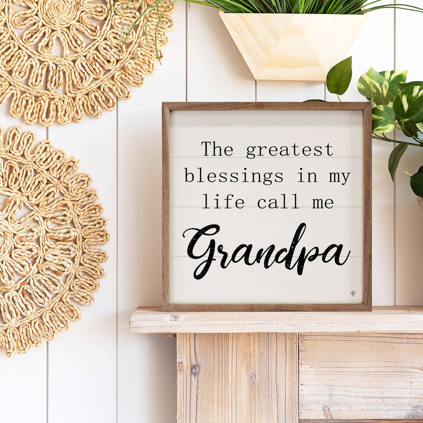 Call Me Grandpa Sign