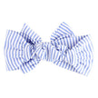 Girls' Periwinkle Blue Seersucker Swim Bow Headband