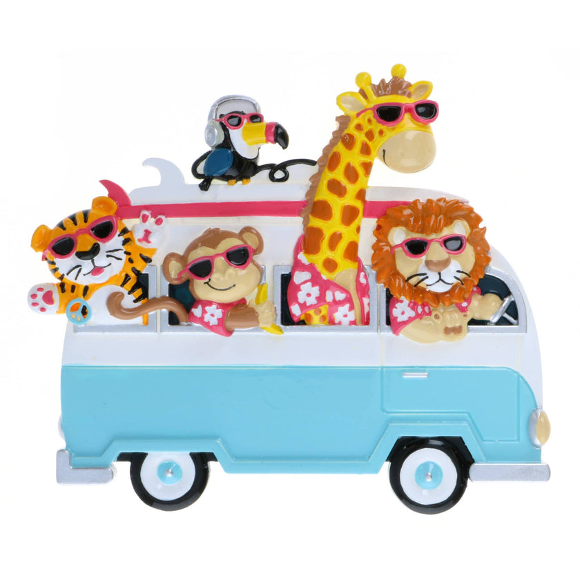 Jungle Family Personalized Ornament