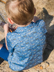 Boys Fish Bait Buddies Knit Short Sleeve Performance Polo