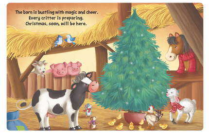 Christmas On The Farm - Children's Holiday Padded Board Book