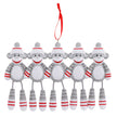 Sock Monkey Family Personalized Ornament