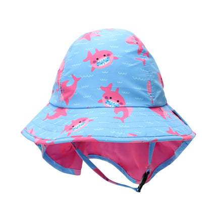 Baby/Toddler Cape Sunhat Sophie the Shark