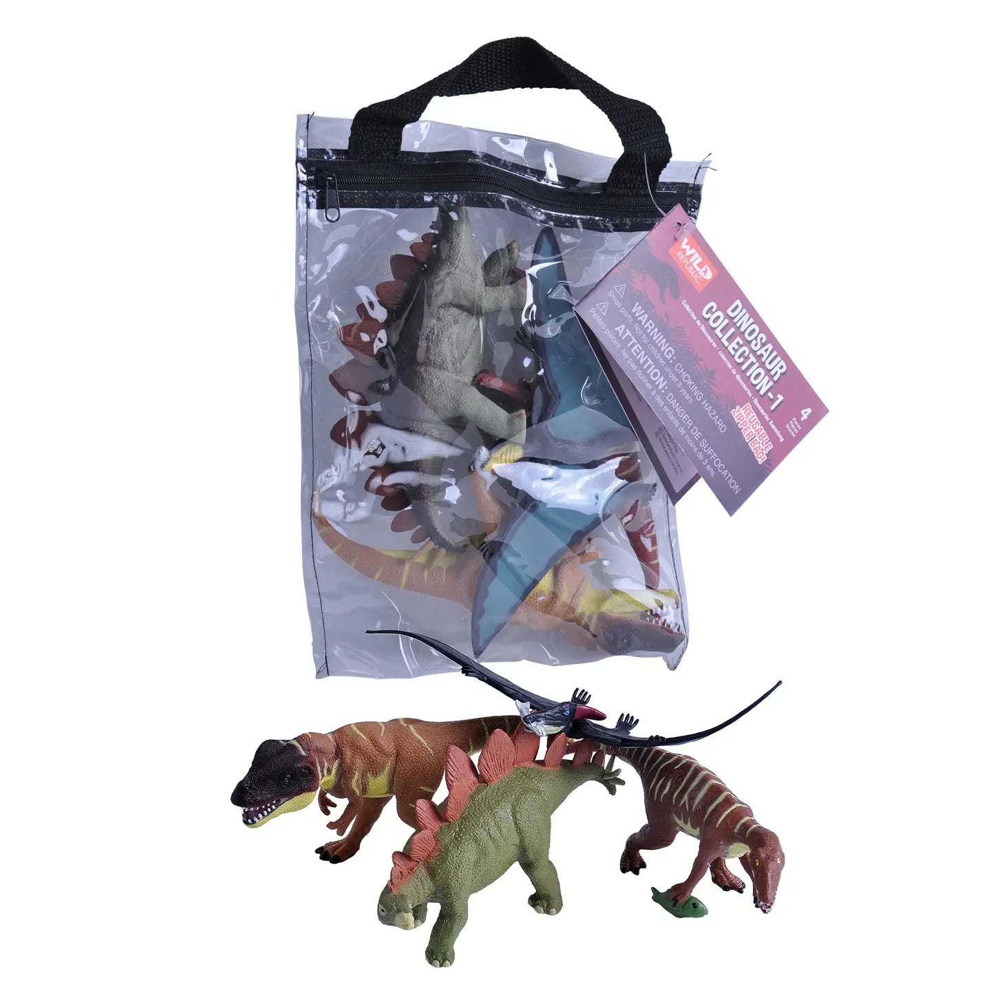 Polybag Zip Dinosaur