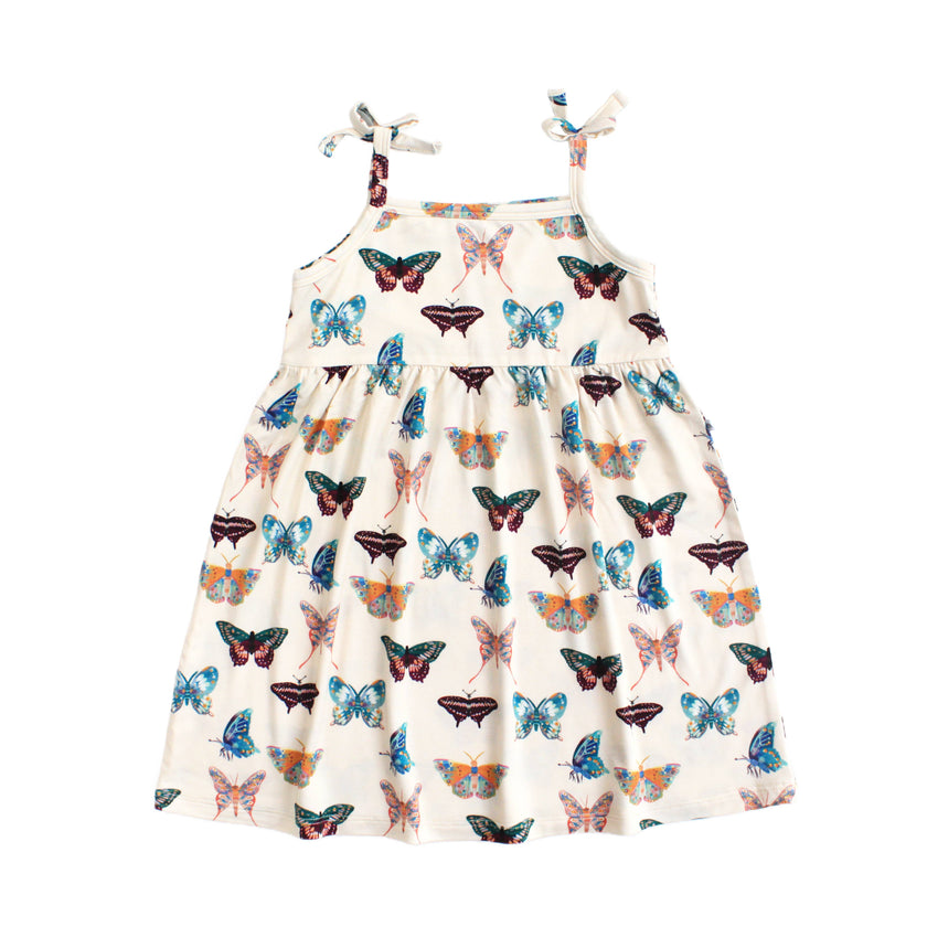 Wings of Paradise Butterflies Bamboo Sundress