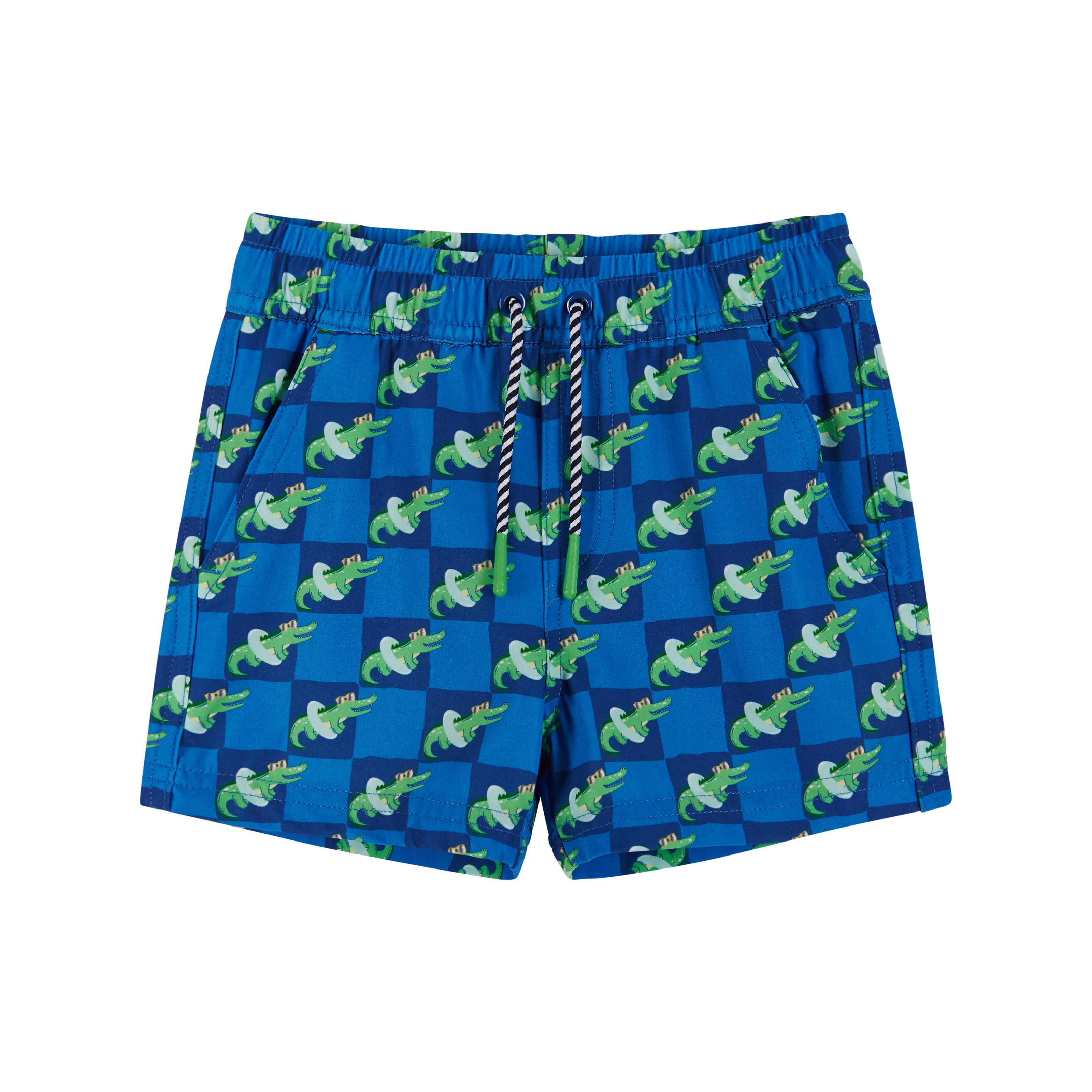 Alligator Graphic Raglan Rashguard and Boardshort